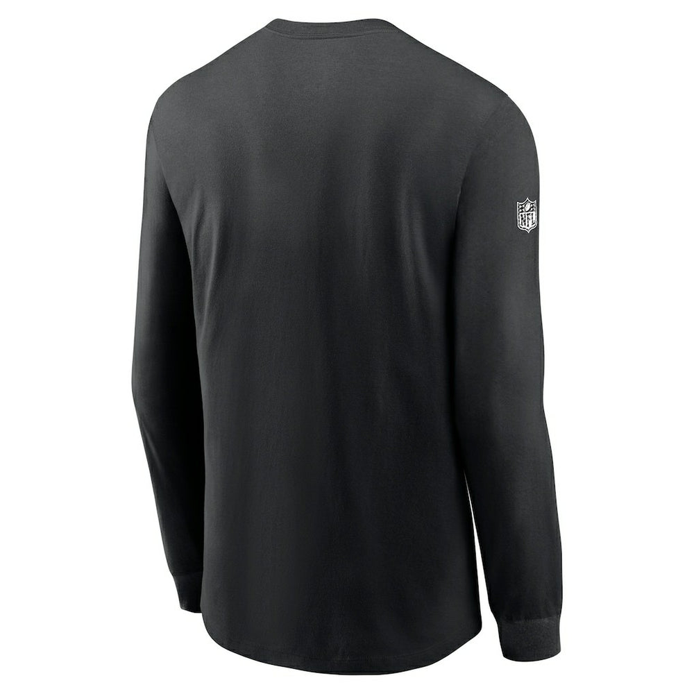 Baltimore Ravens Sideline Dri-FIT Long Sleeve T-Shirt Black - Nike