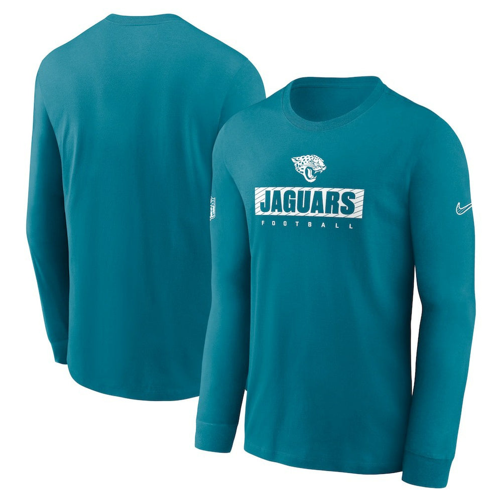Jacksonville Jaguars Sideline Dri-FIT Long Sleeve T-Shirt Teal - Nike