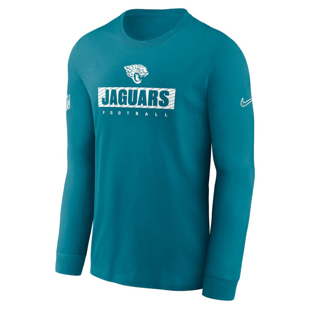Jacksonville Jaguars Sideline Dri-FIT Long Sleeve T-Shirt Teal - Nike
