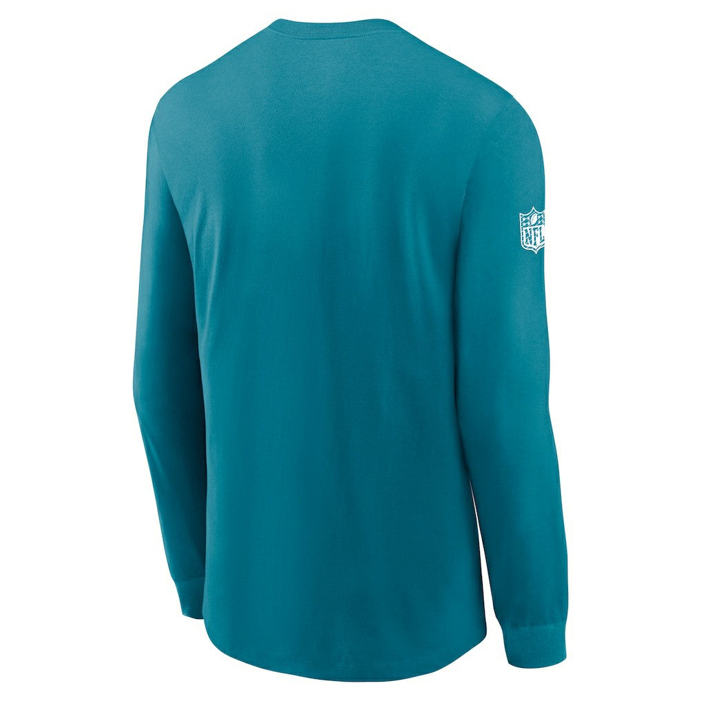 Jacksonville Jaguars Sideline Dri-FIT Long Sleeve T-Shirt Teal - Nike