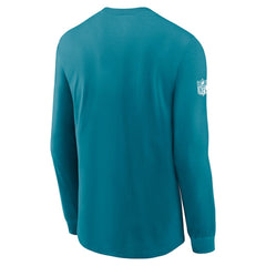 Jacksonville Jaguars Sideline Dri-FIT Long Sleeve T-Shirt Teal - Nike