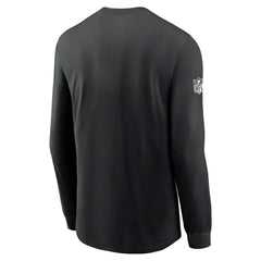 New York Jets Sideline Dri-FIT Long Sleeve T-Shirt Black - Nike
