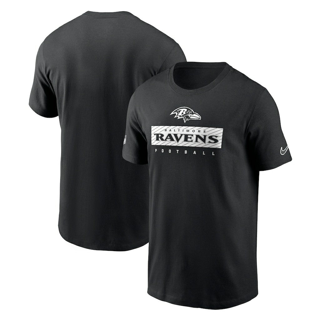 Baltimore Ravens Sideline Performance T-Shirt Black - Nike