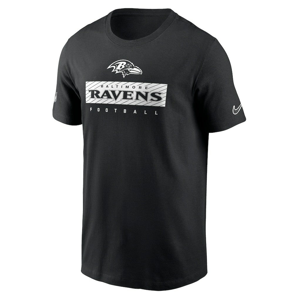 Baltimore Ravens Sideline Performance T-Shirt Black - Nike