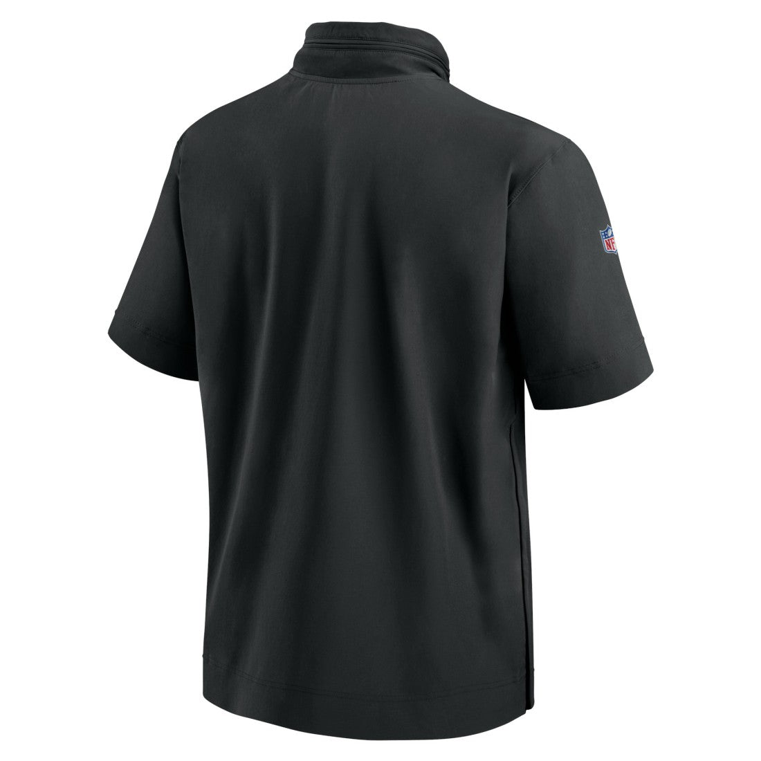 New York Jets 2024 Sideline Coach Short Sleeve Half-Zip Hoodie Jacket Black - Nike