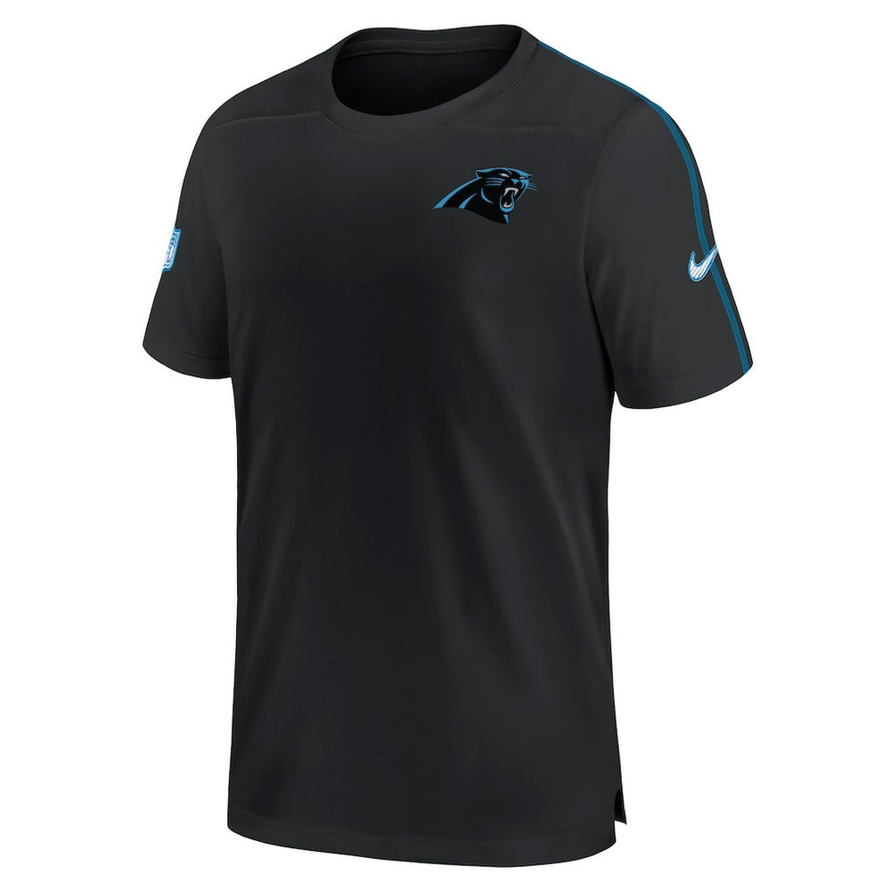 Carolina Panthers 2024 Sideline Coach UV Performance T-Shirt Black - Nike