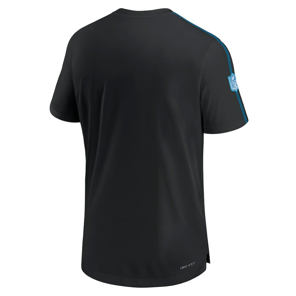 Carolina Panthers 2024 Sideline Coach UV Performance T-Shirt Black - Nike