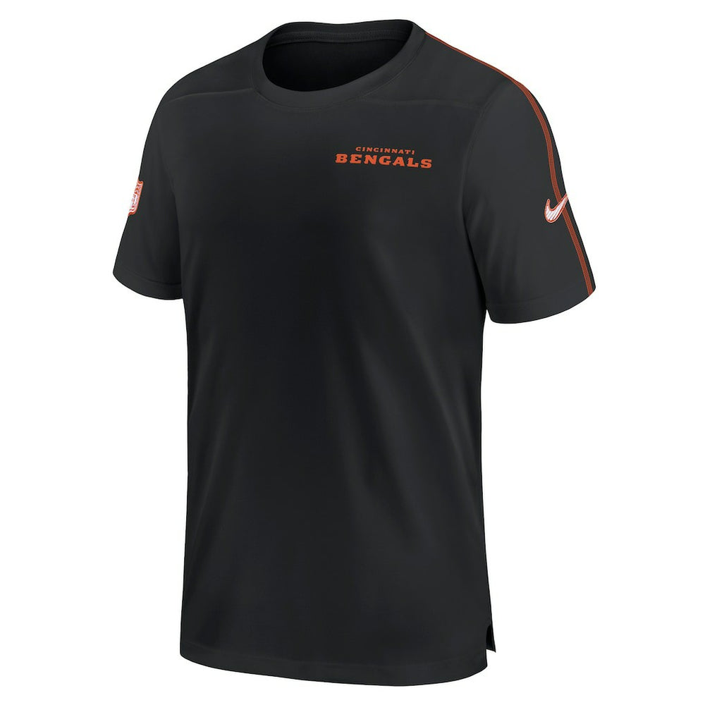Cincinnati Bengals 2024 Sideline Coach UV Performance T-Shirt Black - Nike