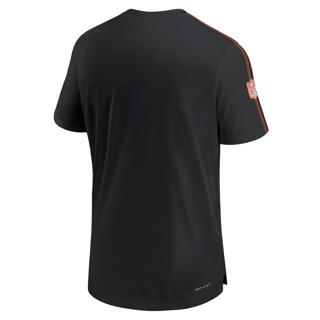 Cincinnati Bengals 2024 Sideline Coach UV Performance T-Shirt Black - Nike