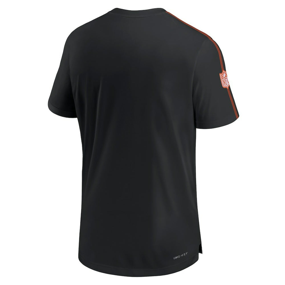 Cincinnati Bengals 2024 Sideline Coach UV Performance T-Shirt Black - Nike