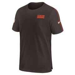 Cleveland Browns 2024 Sideline Coach UV Performance T-Shirt Brown - Nike