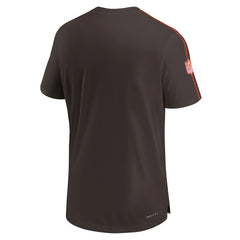 Cleveland Browns 2024 Sideline Coach UV Performance T-Shirt Brown - Nike
