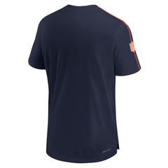 Denver Broncos 2024 Sideline Coach UV Performance T-Shirt Navy - Nike