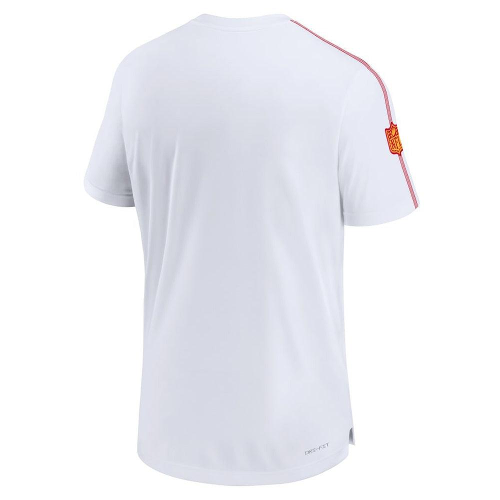 Kansas City Chiefs 2024 Sideline Coach UV Performance T-Shirt White - Nike