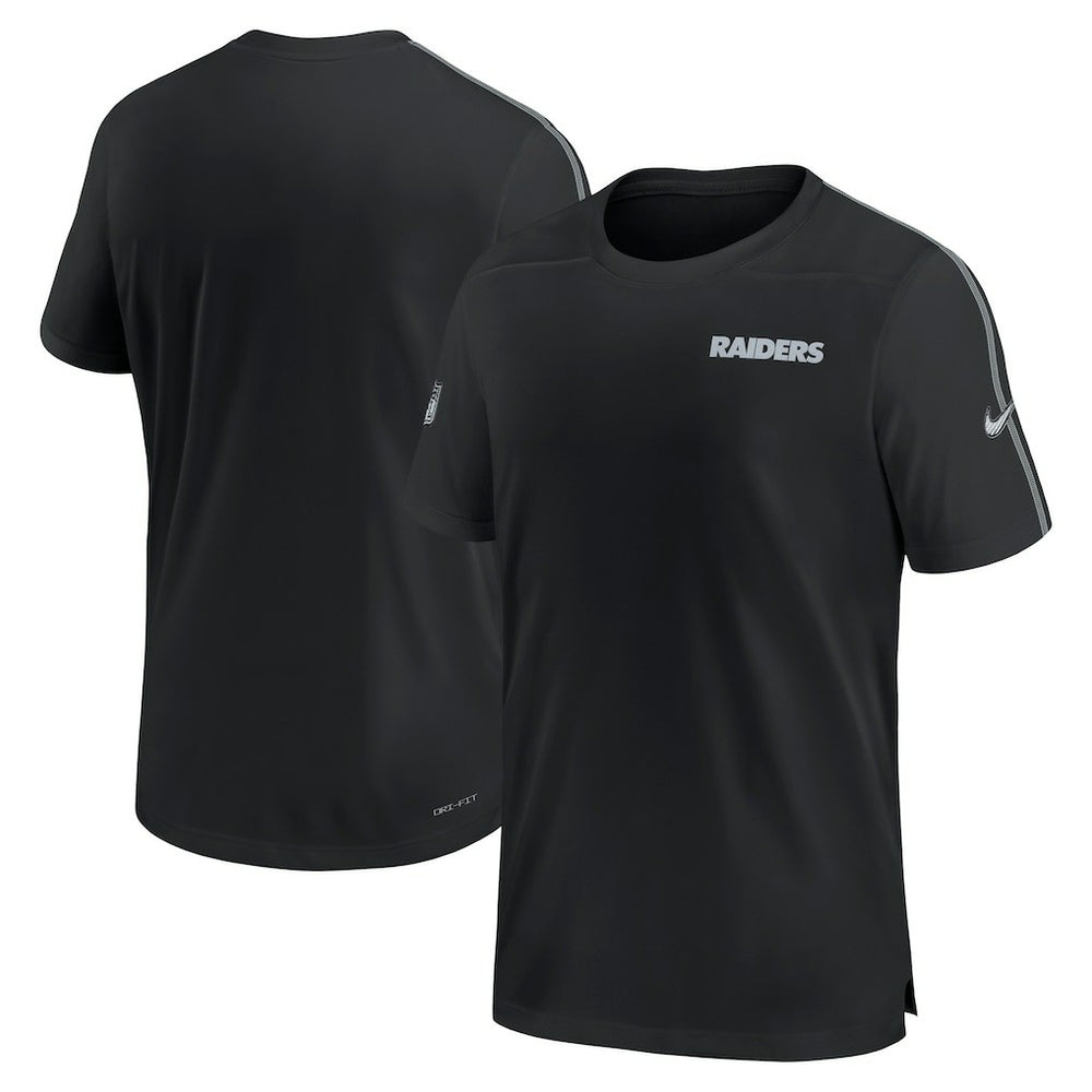 Las Vegas Raiders 2024 Sideline Coach UV Performance T-Shirt Black - Nike