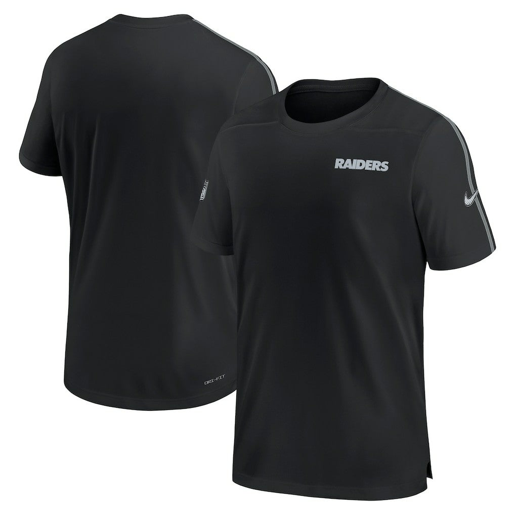 Las Vegas Raiders 2024 Sideline Coach UV Performance T-Shirt Black - Nike