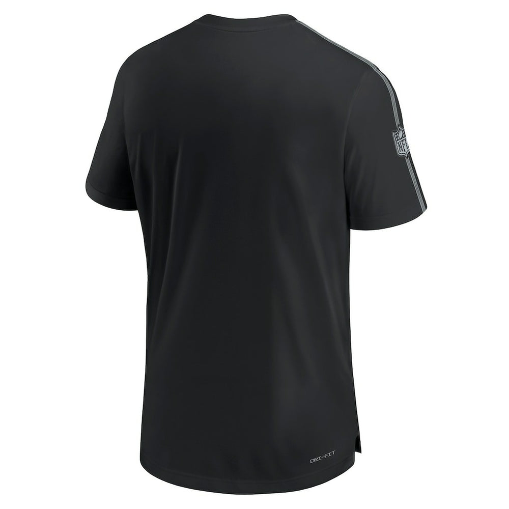 Las Vegas Raiders 2024 Sideline Coach UV Performance T-Shirt Black - Nike