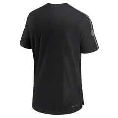 Las Vegas Raiders 2024 Sideline Coach UV Performance T-Shirt Black - Nike