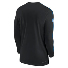 Detroit Lions Sideline Coach UV Performance Long Sleeve T-Shirt Black - Nike