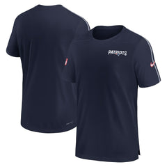 New England Patriots 2024 Sideline Coach UV Performance T-Shirt Navy - Nike