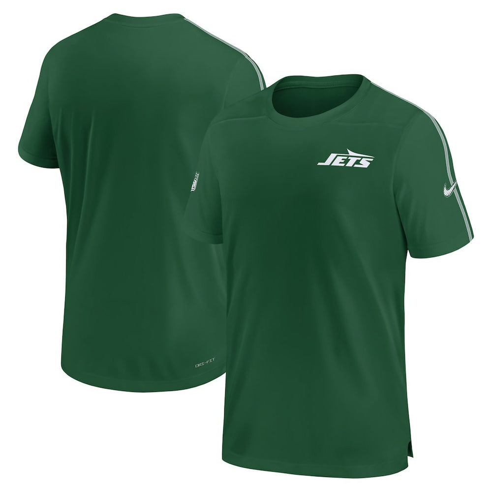 New York Jets 2024 Sideline Coach UV Performance T-Shirt Green - Nike