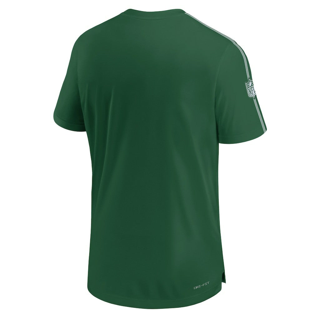 New York Jets 2024 Sideline Coach UV Performance T-Shirt Green - Nike