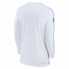 Los Angeles Chargers Sideline Coach UV Performance Long Sleeve T-Shirt White - Nike