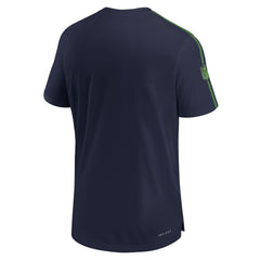 Seattle Seahawks 2024 Sideline Coach UV Performance T-Shirt College Navy - Nike