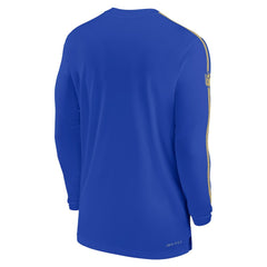 Los Angeles Rams Sideline Coach UV Performance Long Sleeve T-Shirt Royal - Nike