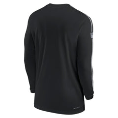 Philadelphia Eagles Sideline Coach UV Performance Long Sleeve T-Shirt Black - Nike