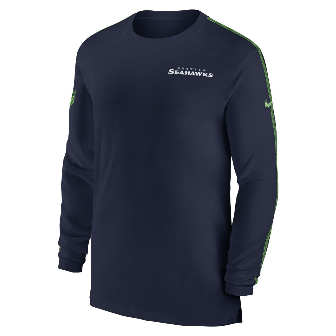 Seattle Seahawks Sideline Coach UV Performance Long Sleeve T-Shirt College Navy - Nike