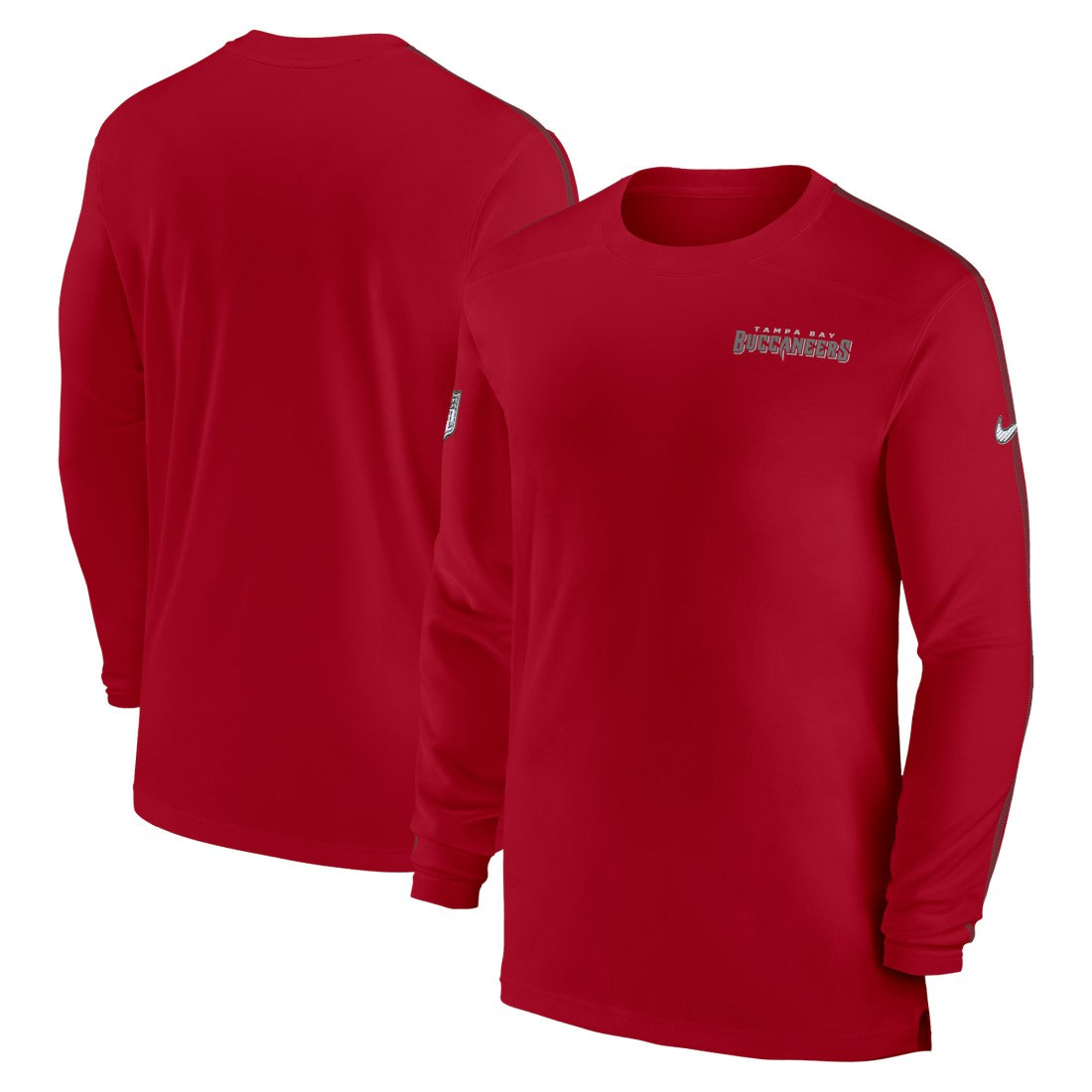 Tampa Bay Buccaneers Sideline Coach UV Performance Long Sleeve T-Shirt Red - Nike
