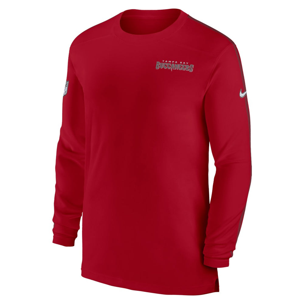 Tampa Bay Buccaneers Sideline Coach UV Performance Long Sleeve T-Shirt Red - Nike