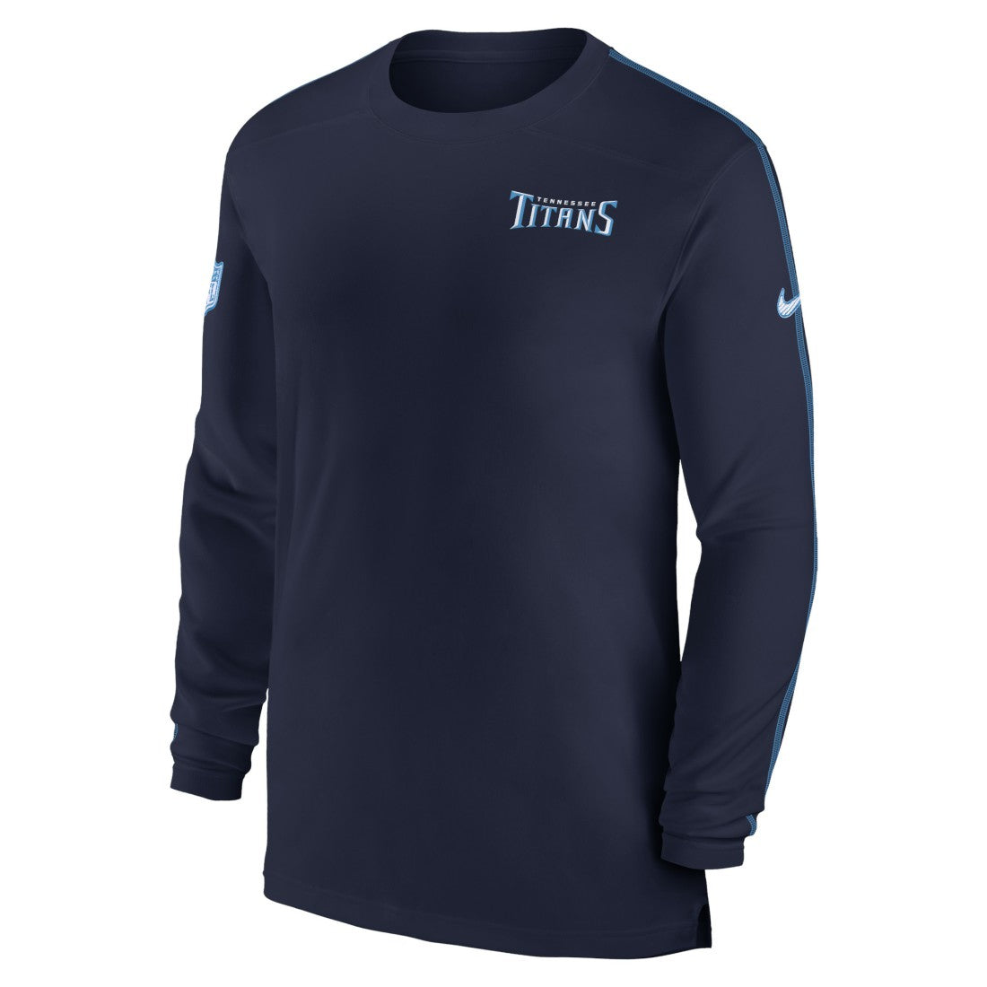 Tennessee Titans Sideline Coach UV Performance Long Sleeve T-Shirt Navy - Nike