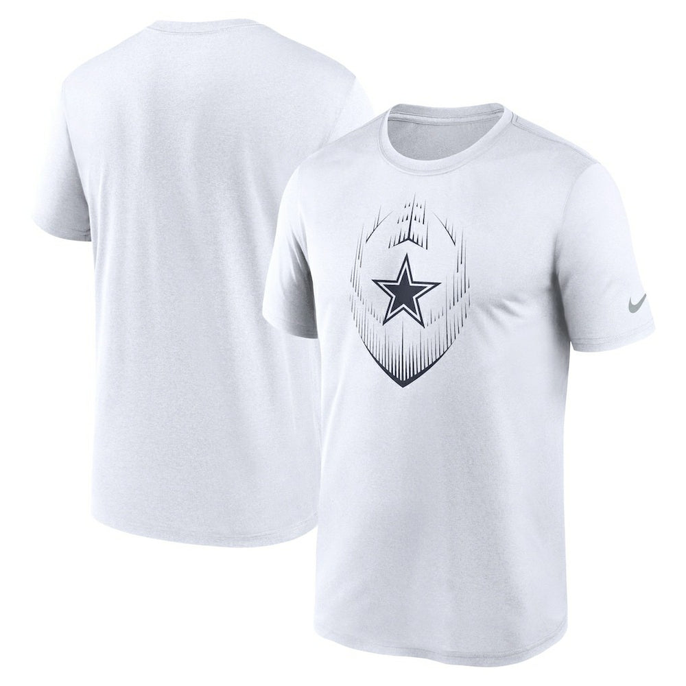 Dallas Cowboys Primetime Legend Icon Performance T-Shirt White - Nike