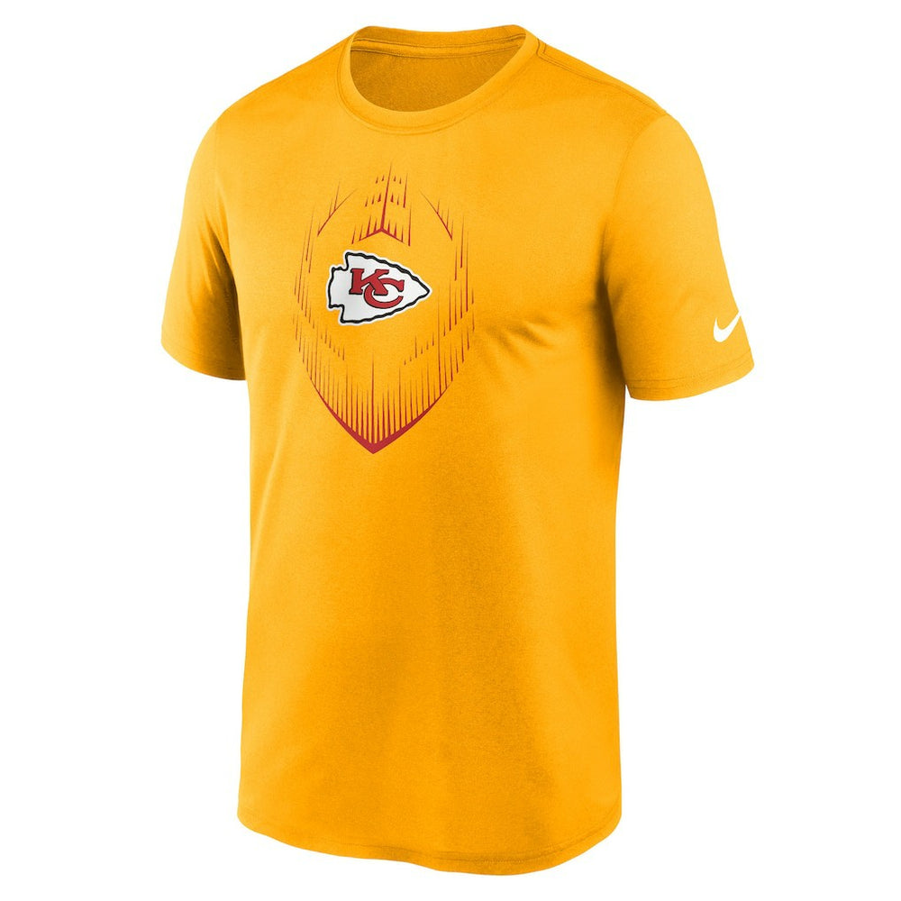 Kansas City Chiefs Primetime Legend Icon Performance T-Shirt Gold - Nike