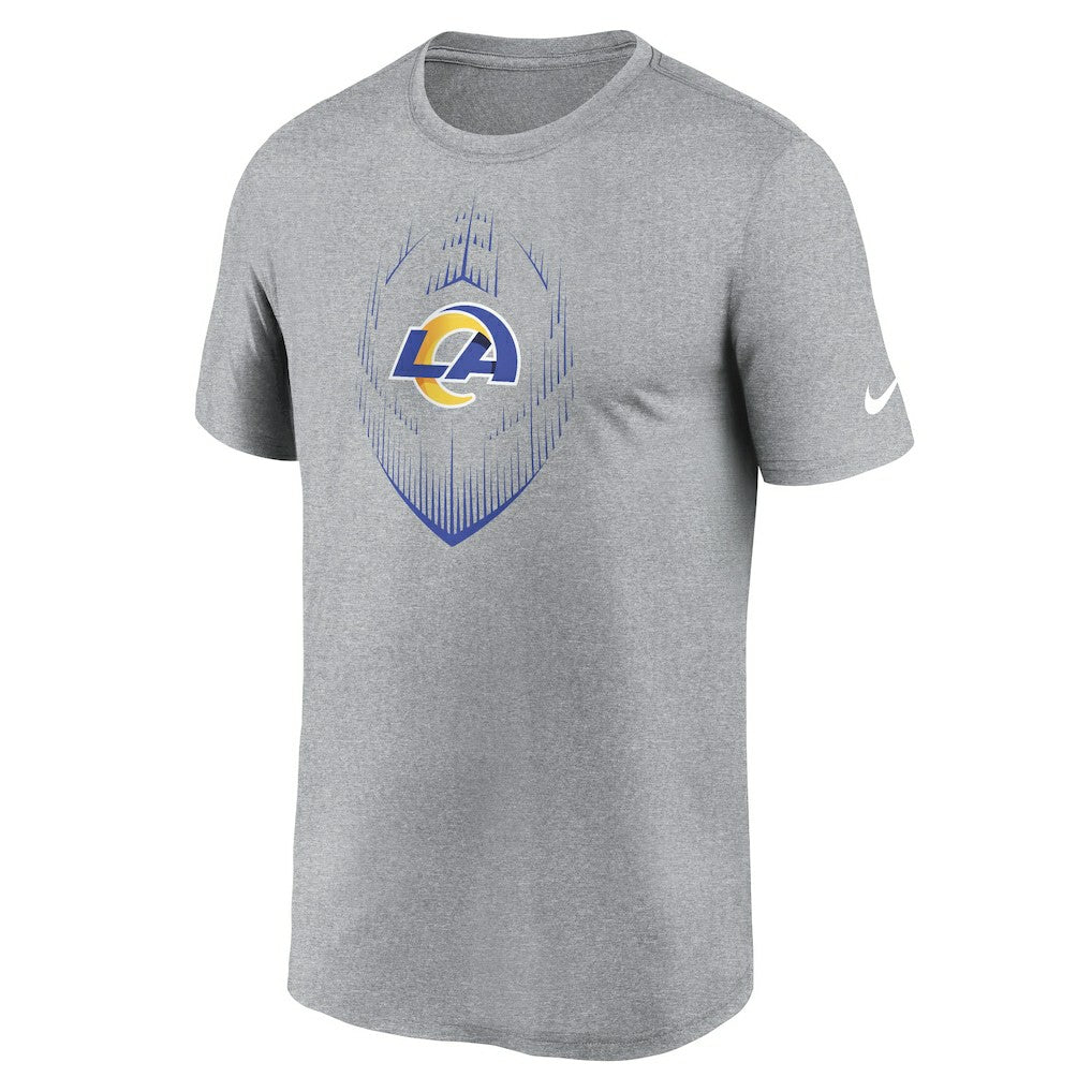 Los Angeles Rams Primetime Legend Icon Performance T-Shirt Heather Gray - Nike