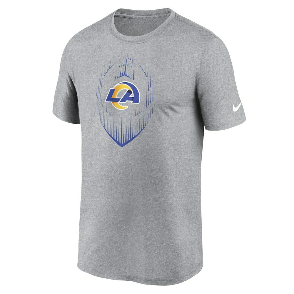 Los Angeles Rams Primetime Legend Icon Performance T-Shirt Heather Gray - Nike