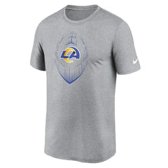 Los Angeles Rams Primetime Legend Icon Performance T-Shirt Heather Gray - Nike