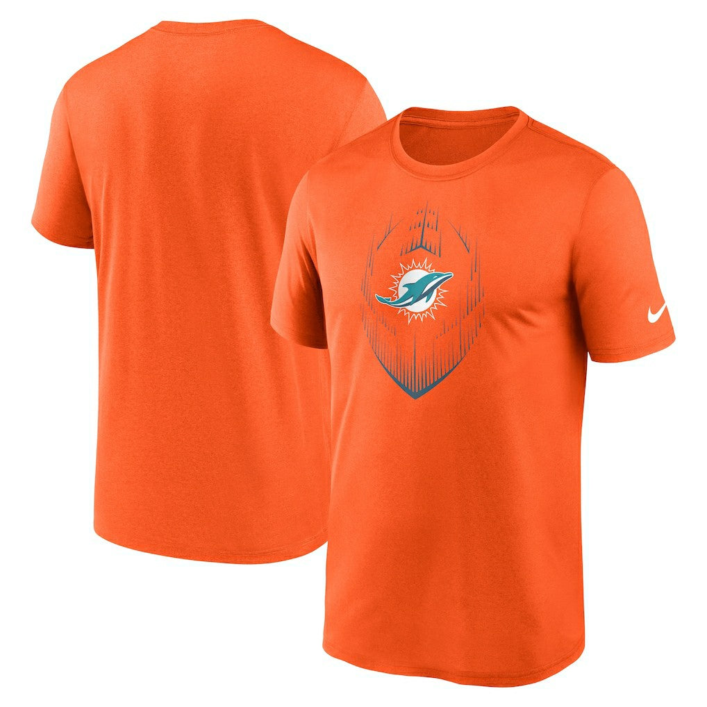 Miami Dolphins Primetime Legend Icon Performance T-Shirt Orange - Nike