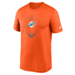 Miami Dolphins Primetime Legend Icon Performance T-Shirt Orange - Nike