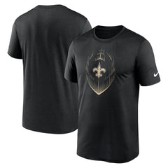New Orleans Saints Primetime Legend Icon Performance T-Shirt Black - Nike