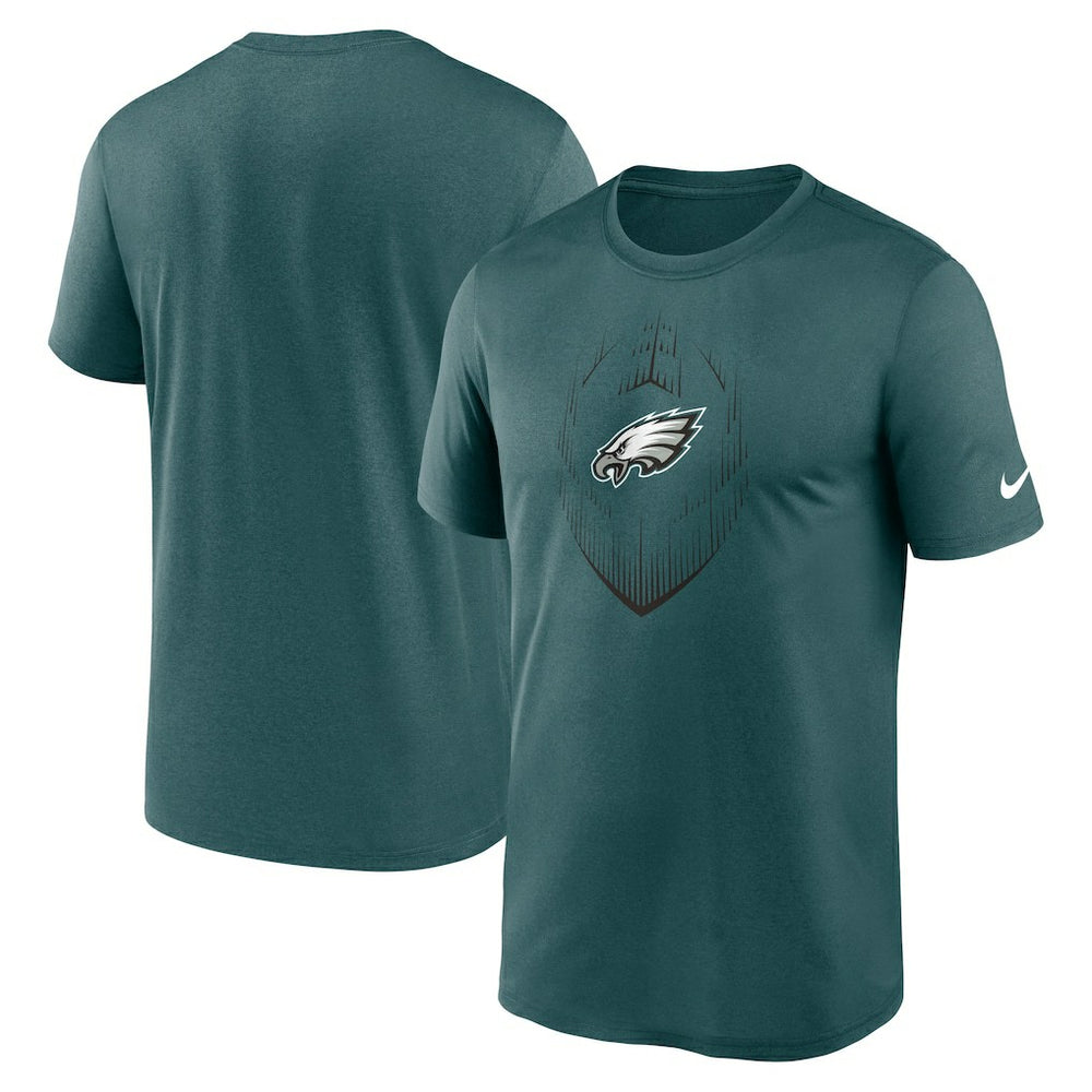 Philadelphia Eagles Primetime Legend Icon Performance T-Shirt Midnight Green - Nike