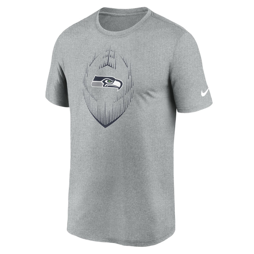 Seattle Seahawks Primetime Legend Icon Performance T-Shirt Heather Gray - Nike