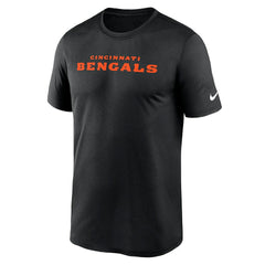 Cincinnati Bengals Primetime Legend Wordmark Performance T-Shirt Black - Nike