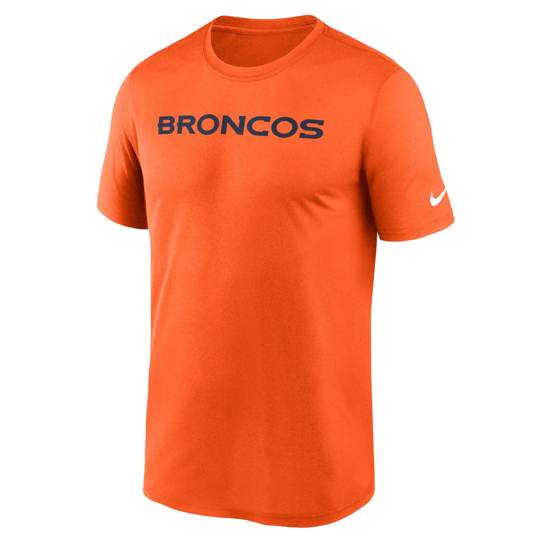 Denver Broncos Primetime Legend Wordmark Performance T-Shirt Orange - Nike