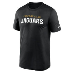 Jacksonville Jaguars Primetime Legend Wordmark Performance T-Shirt Black - Nike