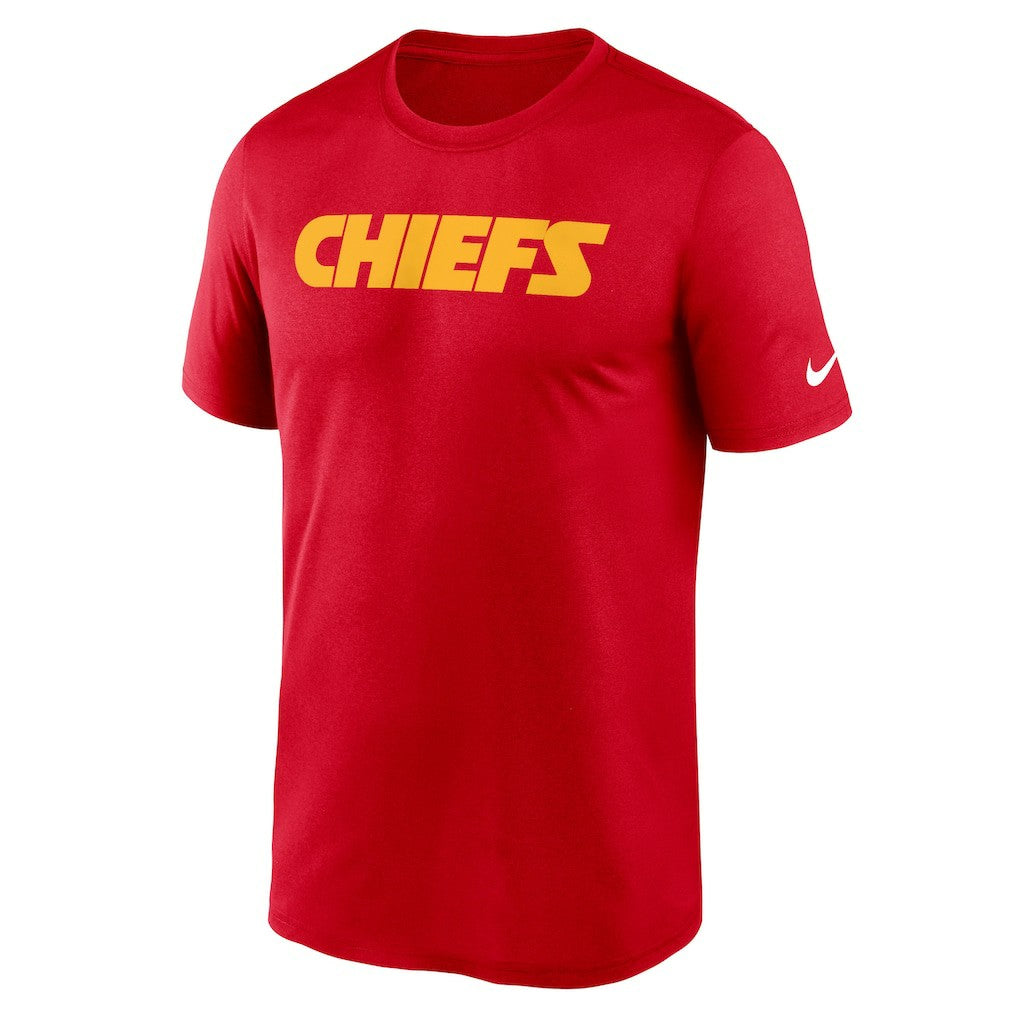 Kansas City Chiefs Primetime Legend Wordmark Performance T-Shirt Red - Nike