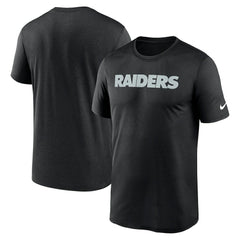 Las Vegas Raiders Primetime Legend Wordmark Performance T-Shirt Black - Nike