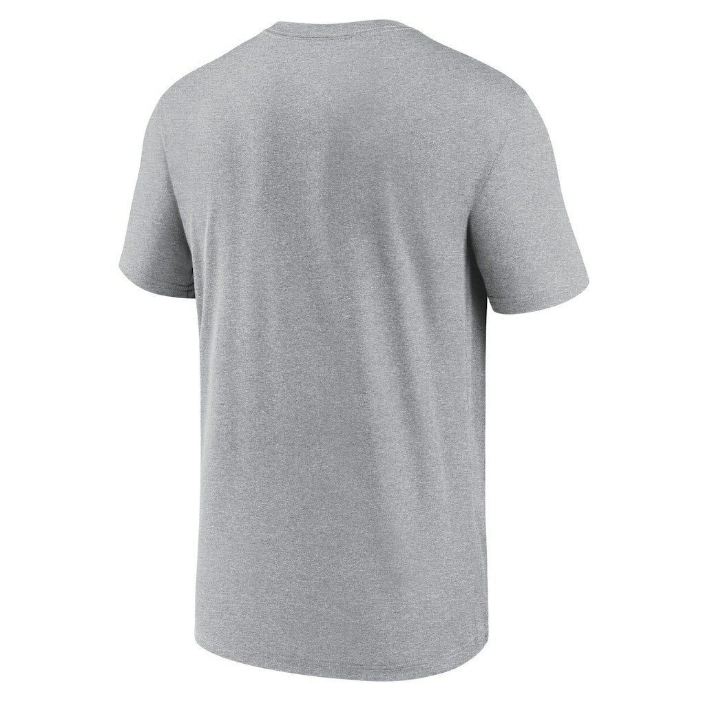 Las Vegas Raiders Primetime Legend Wordmark Performance T-Shirt Heather Gray - Nike